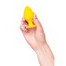 Анальная втулка ToDo by Toyfa Riffle, силикон, желтый, 7,5 см - фото 5
