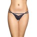 Стринги с украшением SoftLine Collection, синий, M/L - фото