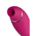 Вибратор JOS Danvi с вакуум-волновой стимуляцией, силикон, розовый, 21,5 см - фото 4