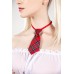 Верхняя часть костюма «Американская школьница», Pecado BDSM, топ, галстук, бело-красный, 42 - фото 4