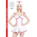 Нижняя часть костюма «Медсестра», Pecado BDSM, юбка,бело-красный, 40-42 - фото