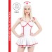 Нижняя часть костюма «Медсестра», Pecado BDSM, юбка,бело-красный, 44-46 - фото 1