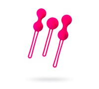 Вагинальные шарики, силикон, розовый