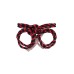 Наручники-оковы Pecado BDSM, "Узел-альфа", из хлопковой веревки, черно-красные, 3,3 м - фото 1