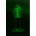 Анальная втулка Sexus Glass светящаяся в темноте, стекло, прозрачная, 6,5 см - фото 7