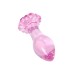 Анальная втулка Sexus Glass, стекло, розовая, 8,3 см - фото 2