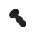 Анальная втулка Erotist Hidro M, силикон, чёрный, 10,5 см - фото 4