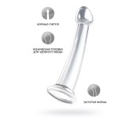 Нереалистичный фаллоимитатор Jelly Dildo S Toyfa Basic, TPE, прозрачный, 15,5 см