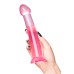 Нереалистичный фаллоимитатор Jelly Dildo L Toyfa Basic, TPE, розовый, 20 см - фото 5