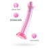 Нереалистичный фаллоимитатор Jelly Dildo XL Toyfa Basic, TPE, Розовый, 22 см - фото