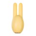 Вибратор Штучки-Дрючки, Mr. Bunny, желтый, силикон, 9,2 см - фото 8