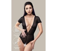 Эротическое боди Waname Abandon с короткими рукавами черное (42-44)