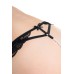 Эротические трусики с жемчужной нитью Erolanta Amy кружевные, черный (42-44) - фото 5