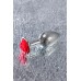 Анальная втулка Metal by TOYFA, металл, серебристая с красной розочкой, 8 см, Ø 2,7 см, 48 г - фото 7