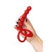 Насадка на пенис для двойного проникновения Black&Red by TOYFA, силикон, красная, 19,5 см - фото 5