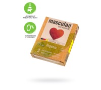 Презервативы masculan  ORGANIC № 3 утонченные, 18,5 см, 5.3 см, 3 шт.