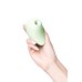 Вакуум-волновой бесконтактный стимулятор клитора Satisfyer Pearl Diver, силикон, зеленый - фото 10