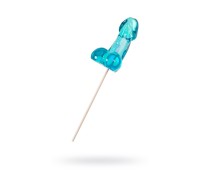 Леденец Sosuчki, «Пенис Blue Curacao», средний, голубой, 80гр