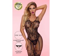 Костюм-сетка и стринги Candy Girl Tierra черные, OS