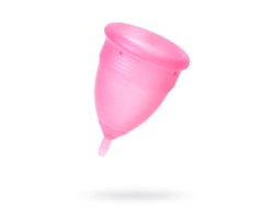 Менструальная чаша, силикон, розовая, L, 20 мл