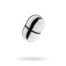 Электростимулятор яйцо Mystim Egg-cellent Egon S, хирургическая сталь, серебряный, 5.5 см - фото
