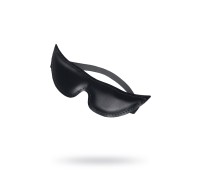 Маска Pecado BDSM, мягкая закрытая острая, натуральная кожа, черная