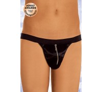Стринги мужские на молнии SoftLine Collection, черный, S/L