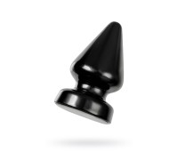 Анальная втулка TOYFA POPO Pleasure Draco α, PVC, черная, 18 см, Ø 9,5 см