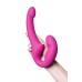 Анатомический безремневой страпон Fun Factory SHARE LITE, силикон, розовый - фото 5