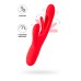 Виброкролик с двигяющимся язычком JOS Patti с двигающимся язычком, силикон, красный, 24 см - фото
