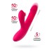 Виброкролик с функцией Up&Down JOS Seri, силикон, розовый, 22 см - фото