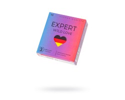 Презервативы EXPERT Wild Love Germany 3 шт. (ребристые с точками)
