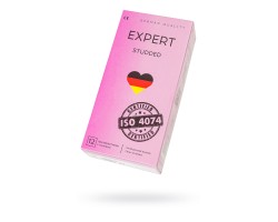 Презервативы EXPERT Studded Germany 12шт. (облегающие, точечные)