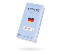 Презервативы EXPERT Lights Germany 12шт +(3 бесплатно), ультратонкие