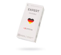 Презервативы EXPERT Invisible Germany 12шт +(3 бесплатно), ультратонкие
