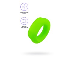 Эрекционное кольцо на пенис Eromantica Peak, силикон, зеленое, 4,5 см