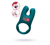 Кольцо эрекционное Fun Factory NOS с вибрацией, силикон, зелёное, 8 см