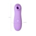 Вакуум-волновой стимулятор клитора, ABS пластик, фиолетовый - фото 3
