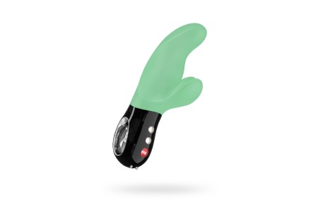 Вибратор Fun Factory MiSS BI, силикон, нефритовый, 17 см