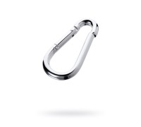 Карабин TOYFA Metal, металл, серебряный, 5 см