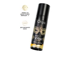 Съедобный гель с эффектом вибрации Orgie DUAL VIBE! - KISSABLE, со вкусом пина колада, 15 мл
