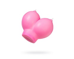 Свеча Pecado BDSM «Сиськи», розовая, 150 гр.