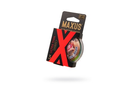 Презервативы Maxus Sensitive, ультратонкие, латекс, пластиковый кейс, 3 шт.