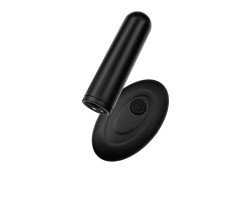 Вибропуля  с пультом управления RealStick CALIBER, черная