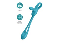 Многофункциональный гибкий вибратор для пар Satisfyer Plug & Play1, силикон, аквамарин, 43,5 см