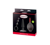 Набор анальных игрушек для начинающих MALESATION Anal Starter Set, черный, 3 шт