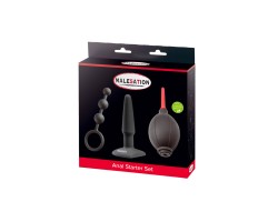 Набор анальных игрушек для начинающих MALESATION Anal Starter Set, черный, 3 шт