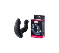 Стимулятор простаты MALESATION Anal-Pleasure, силикон, черный, 3,2 см