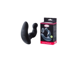 Стимулятор простаты MALESATION Anal-Pleasure, силикон, черный, 3,2 см