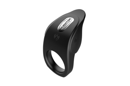 Эрекционное виброкольцо MALESATION Vibro Lust Ring, силикон, черный, 3,5 см